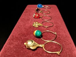 Faberge Wine Glass Charms set of 6 - $490.05