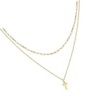 Layered Choker Necklaces for Women 14K Gold Tiny - £37.50 GBP