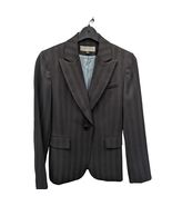 Tahari Arthur S Levine Black Suit Jacket Pinstripe Single Breasted Lined... - $179.99