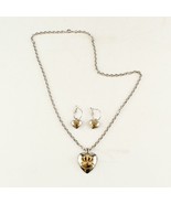 *Juicy Couture Stainless Steel Heart and Crown w.Rhinestones Necklace &amp; ... - $36.27