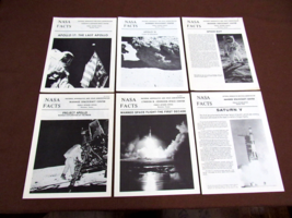 Nasa Facts Educational Programs Project Mercury Chron Vintage Original Pamphlets - £93.44 GBP
