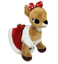 Build A Bear Rudolph Clarice Reindeer Stuffed Animal Plush Toy Christmas Outfit - £37.21 GBP