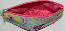 WB M715PIPER Polyester Canvas Piper Cosmetic Bag Hot Pink Bottom Zipper Closure image 2