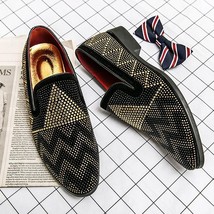 Wedding Men Loafers Big Size 47 Slip On Party Men Dress Shoes Pointed Toe Drivin - £46.23 GBP