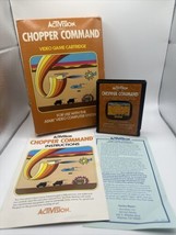 Chopper Command (Atari 2600, 1982) Complete In Box w/ Warranty Card Tested - £29.24 GBP