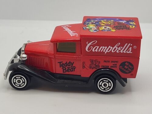 Majorette Campbell's Soup Diecast Car Teddy Bear Ford Model A 1:60 Scale No. 201 - £4.66 GBP
