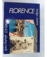 Vintage Florence Bridge- Ramino Playing Cards Two Decks Poker Fleur De L... - $11.95