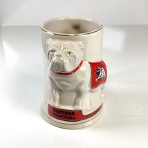 Vintage Western Montana College Bulldogs Large Mug Stein NCAA University 6” - £43.39 GBP