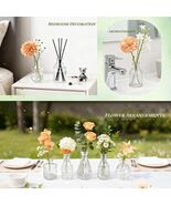 Clear Glass Bud Vases Set 32 Small Flower Table Decor - $62.99