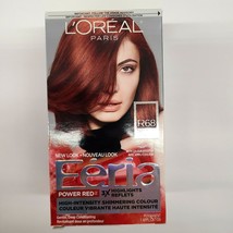 L&#39;Oreal Paris Feria High-Intensity Shimmering Color Power Red R68 Rich Auburn - £12.17 GBP