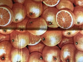 Farmer John&#39;s Marketplace Oranges Fat Quarter By Paintbrush Studio - £9.30 GBP