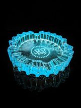 Rocky Patel Luminoso Aqua Glass Ashtray Gorgeous 10" Diameter NIB image 3