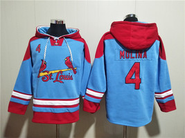 Men&#39;s St.Louis Cardinals #4 Yadier Molina Blue Ageless Must-Have Lace-Up... - $75.99