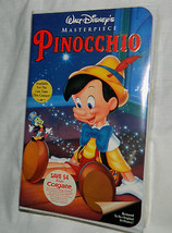 NEW Walt-Disney&#39;s Classic: Pinocchio (VHS, 1993) Factory Sealed with Cla... - £11.06 GBP