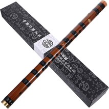 Milisten Bamboo Flute Musical Instruments Key C Wooden Flute Chinese, Mi... - £32.08 GBP