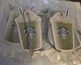10 Piece Starbucks Green Drink Logo Car Air Fresheners Coffee Scent (BN24) - $35.37
