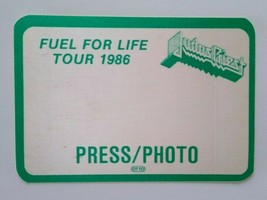Judas Priest Backstage Pass Original 1986 Concert Tour Heavy Metal Rock Music - £11.21 GBP