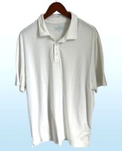 Vineyard Vines Edgartown Polo Shirt White Cotton Short Sleeve Summer Gol... - $24.74