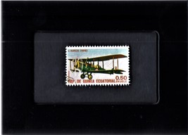 Tchotchke Framed Stamp Art Collectable Postage Stamp - 1916 L'Airco DH4 - $8.95