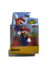 Super Mario Action Figure 2.5&quot; by Jakks NIB World of Nintendo - £10.52 GBP