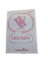 American Girl Bitty Baby Pink Bunnie Overalls Set Cute Fun Ruffles Soft - £21.52 GBP