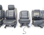 Set Of Custom Black And Yellow Seats With DVD OEM 2003 2004 Hummer H2Mus... - $1,069.18