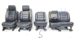Set Of Custom Black And Yellow Seats With DVD OEM 2003 2004 Hummer H2Mus... - £852.13 GBP