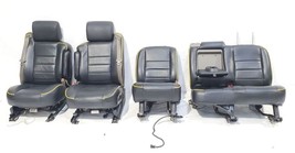 Set Of Custom Black And Yellow Seats With DVD OEM 2003 2004 Hummer H2Mus... - £842.15 GBP