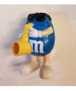 Blue M&amp;M&#39;s Candy Dispenser Burger King Kids Club Meal Toy 1996 Saxophone... - €4,25 EUR