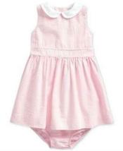 Polo Ralph Lauren Girls Cotton Seersucker Dress and Bloomer,18 Months - £39.57 GBP