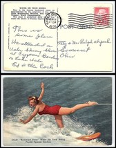 1956 FLORIDA Postcard - Haines City to Somerset, Ohio F21 - £2.33 GBP