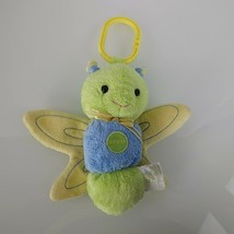 Carters Just one Year Crinkle Stuffed Plush Clip on Ring Link Butterfly ... - £15.80 GBP