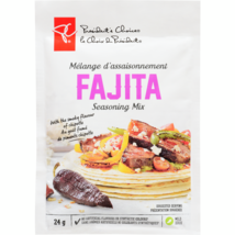 6 x PRESIDENT&#39;S CHOICE Mild Fajita Seasoning Mix 24g each, Canada, Free ... - £16.87 GBP