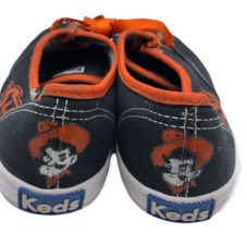 OSU Keds 7 Shoes Womens Tennis Sneakers Lace Up Handpainted Oklahoma Sta... - £36.69 GBP