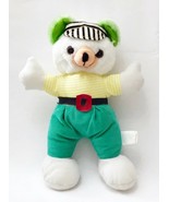Dan Brechner Plush Bear Vintage Cloud Nine Stuffed Animal 11&quot; Corduroy P... - $20.48 CAD