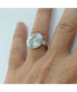 Ring Spiral Silver Sterling 925 Size Band Jewelry Swirl Solid Design Swi... - £18.87 GBP