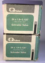 2ea QTubes TU5734 24&quot; X 1.9-2.125&quot; ISO 47/57-507 Schrader Valve Bike Tube-SHIP24 - £14.97 GBP