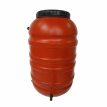 55 Gal Rain Barrel Outdoor Water Storage Container Bin Drum Heavy-Duty Screening - £95.41 GBP