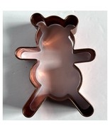 Large Copper Teddy Bear Cookie Cutter 5"  - $24.75