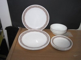 22 Corelle Sand Sketch Dishes Corning Ware Made in USA - £63.61 GBP