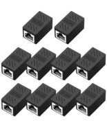 RJ45 Cat6 Coupler Ethernet Extender Connector 10 Pack in line Coupler Ca... - £23.53 GBP