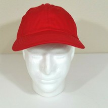 NWOT Cobra Caps Fabric Strap Back Dad Baseball Cap Hat Red - £6.16 GBP