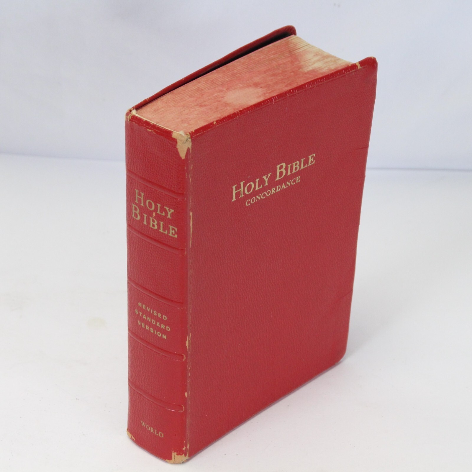 Holy Bible Revised Standard Version 1962 World Publishing Self Pronounci... - $17.63