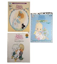 Set of 3 Precious Moments Books Deluxe Coloring Paint With Water Art Tab... - £28.74 GBP