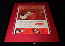 1966 Rubbermaid Mats Leggy Model 11x14 Framed ORIGINAL Vintage Advertise... - £33.29 GBP