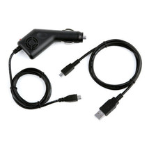 Car Charger Auto Dc Power Adapter+Usb Cord For Garmin Gps Nuvi 255 W/T 255W 255T - £23.97 GBP