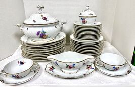 Moritzburg by Hutschenreuther Dresden Flowers Germany Porcelain Scallope... - $11.80 CAD+