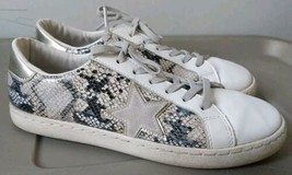 Vintage Havana Womens Size 8.5 Betsy Gold Snake Sneakers Star Y - $24.08