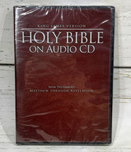 New &amp; Sealed Holy Bible on Audio CD - King James Ver Matthew Through Rev... - $7.85