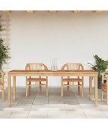  Dining Table Teak Wood Color Solid Teak Wood Large Durable - $614.77 CAD